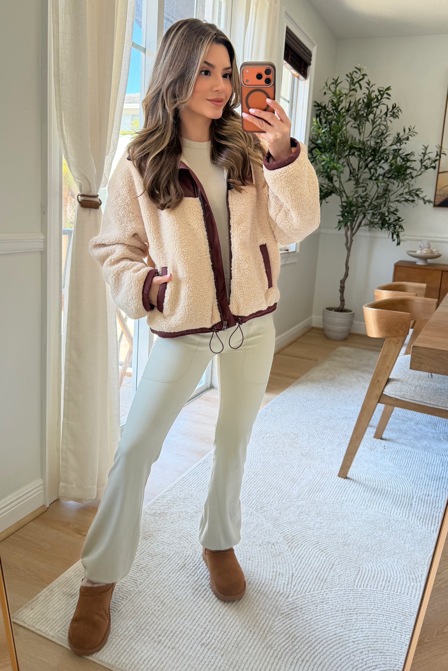 Teddi Sherpa body Puffer jacket