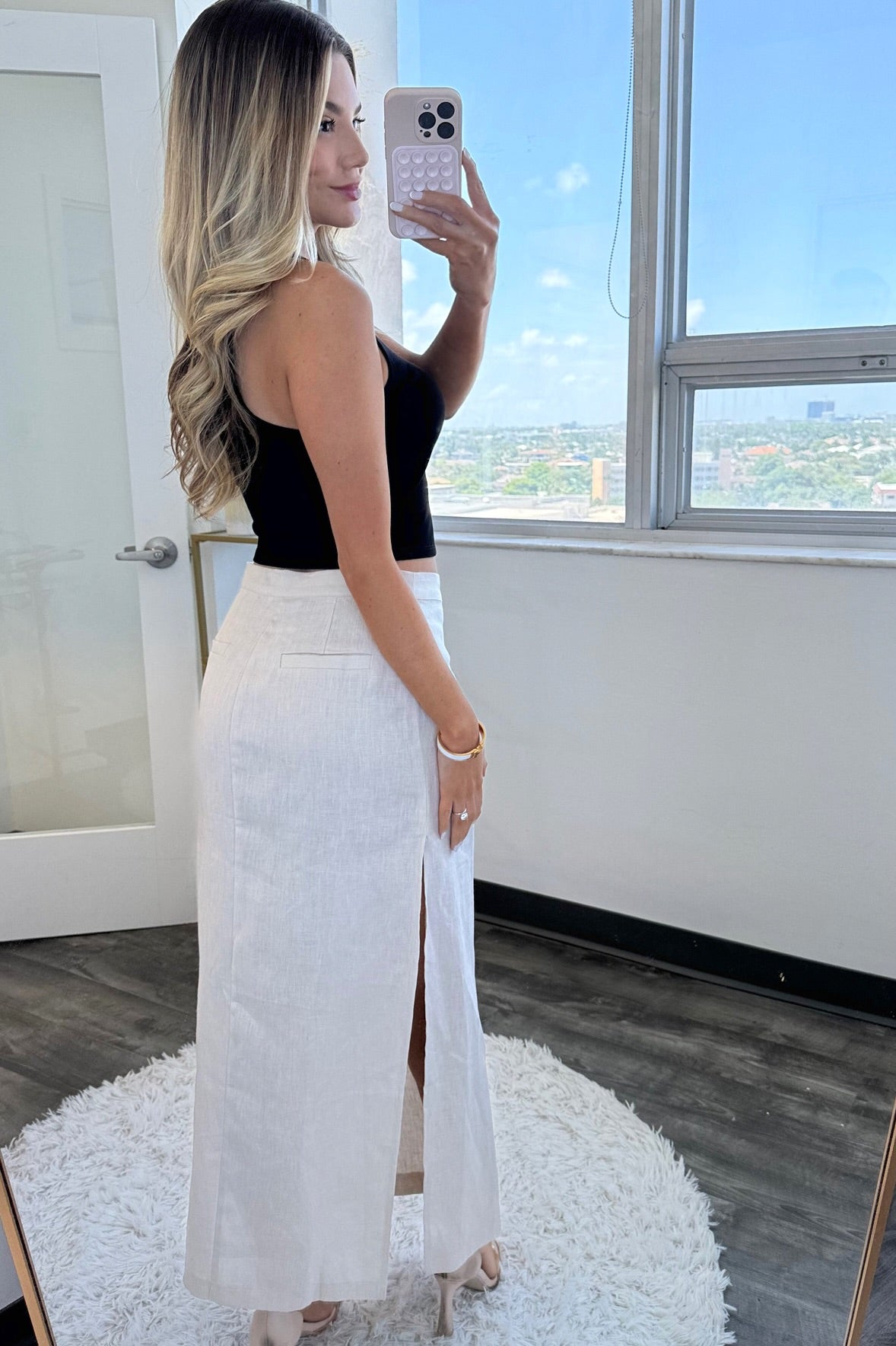 (Copy) Naomi Linen skirt