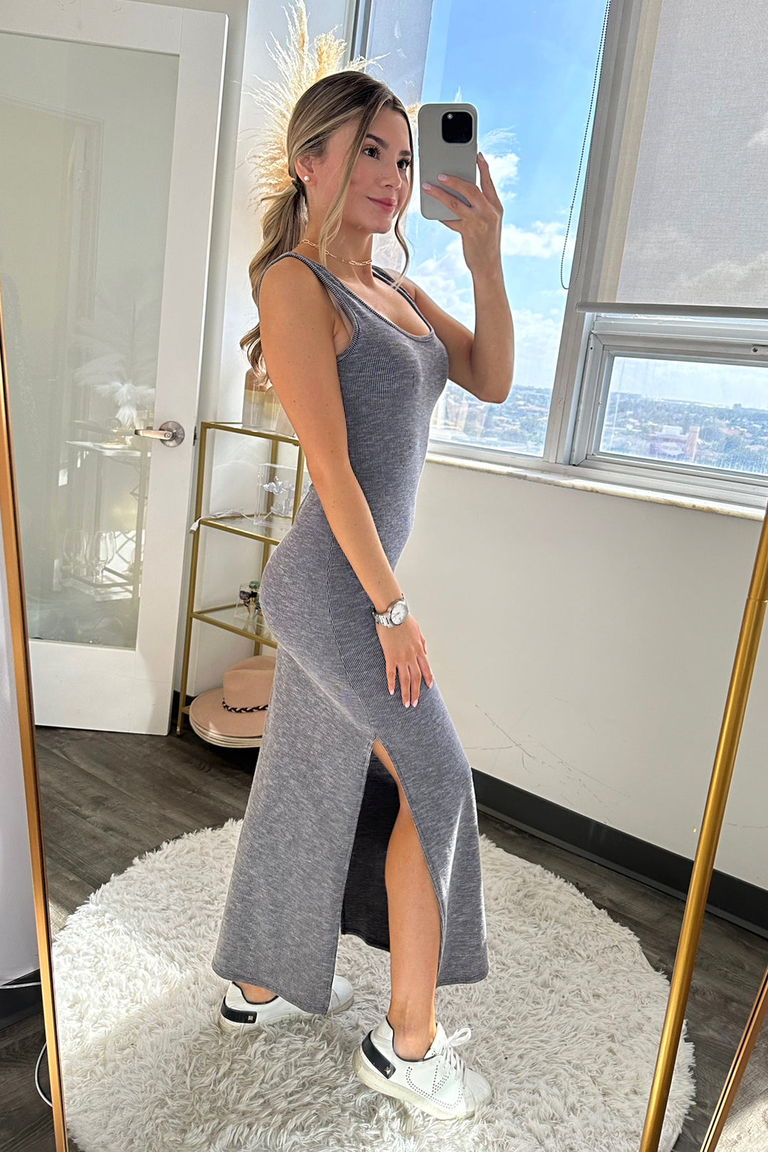 Alexa Ribbed Tank dress