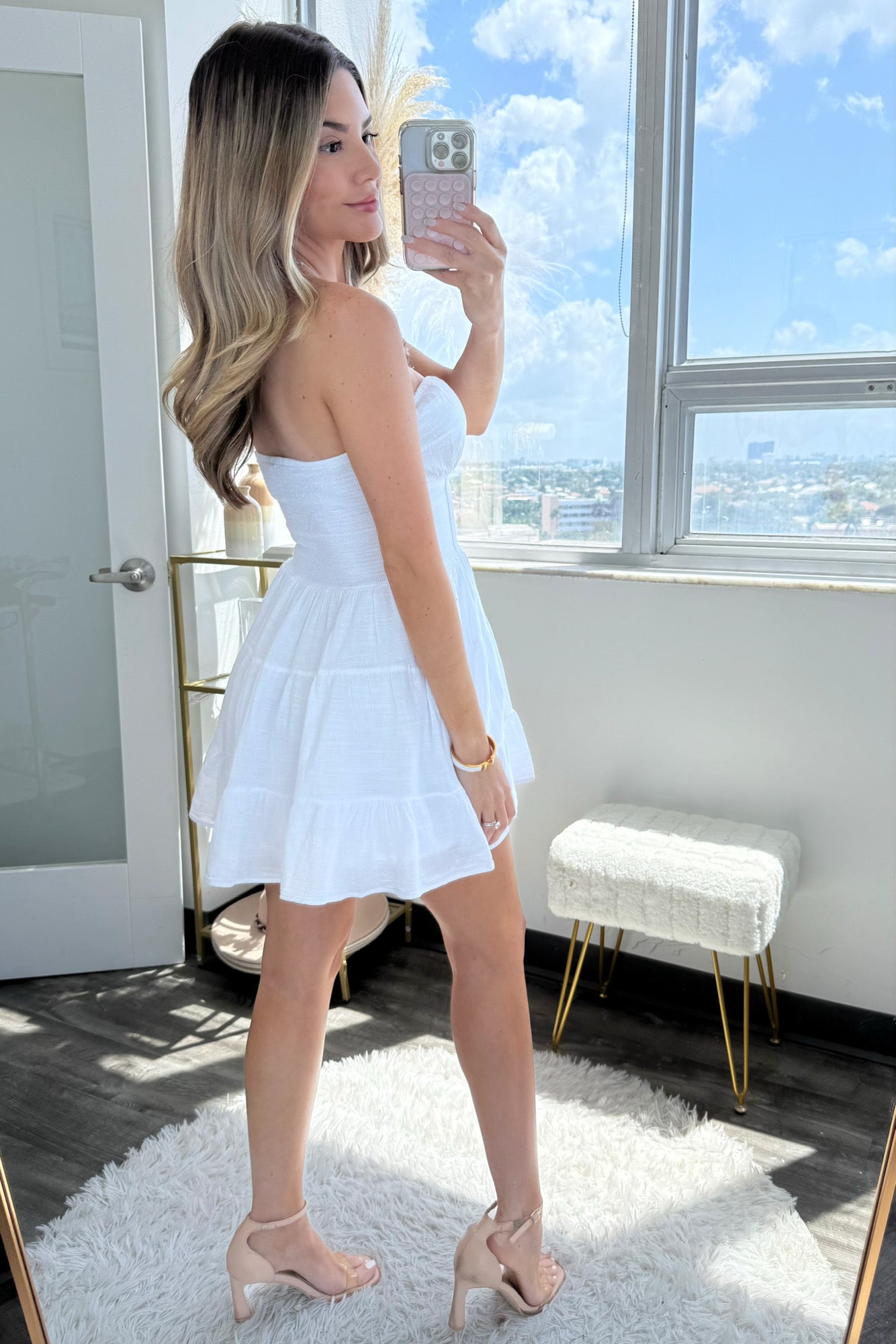 Chloe Corset dress - white ( Restock)