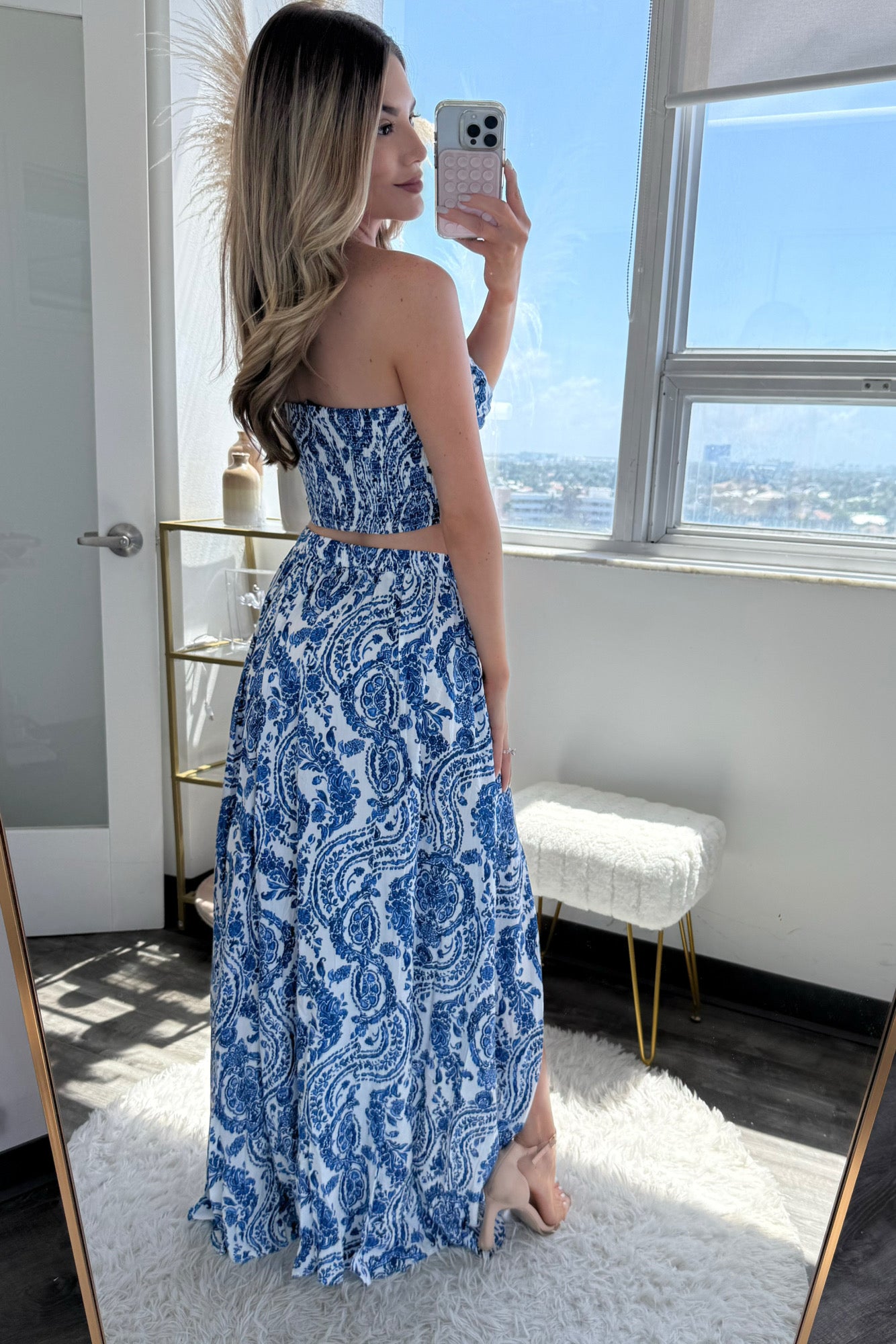 Santorini Skirt set