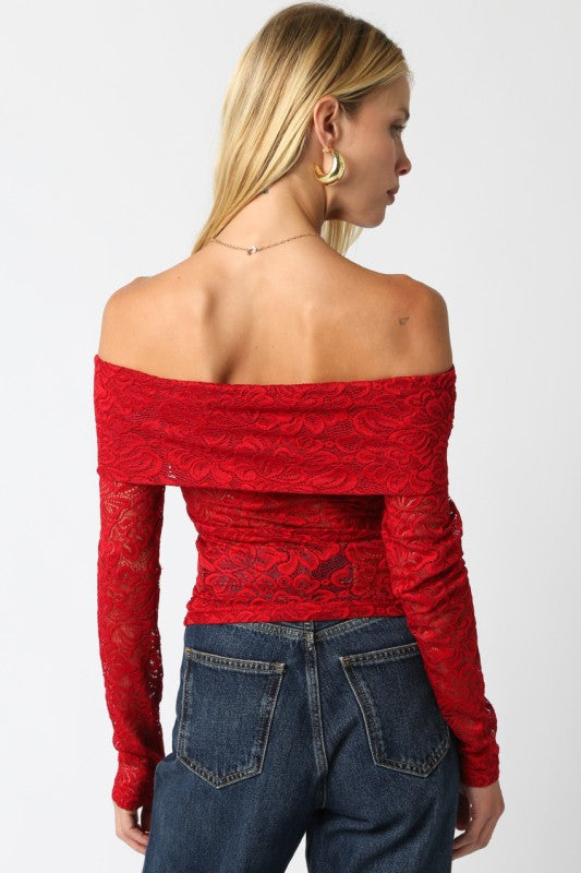 Lisa Lace top - Restock