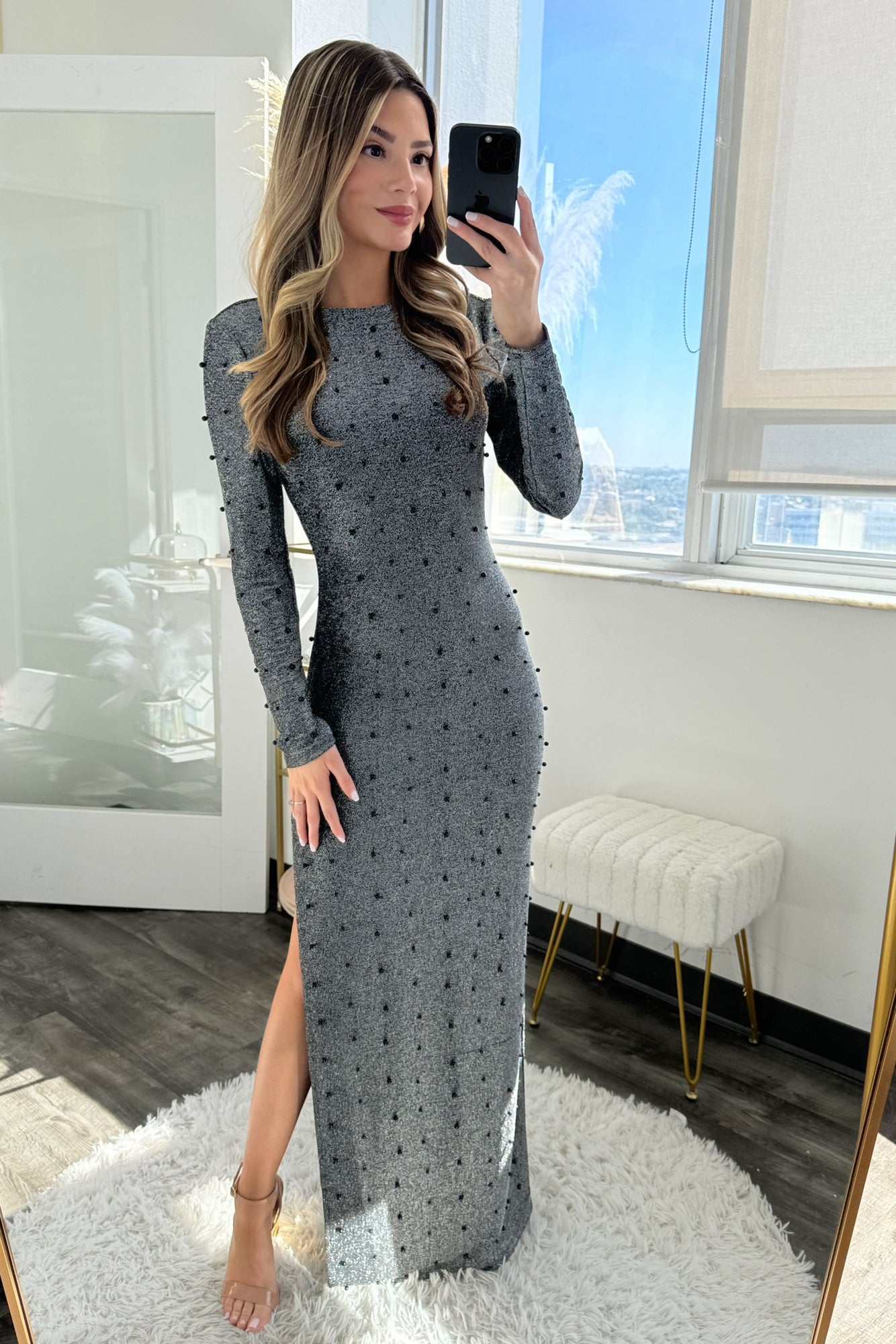 Julia Shimmer dress