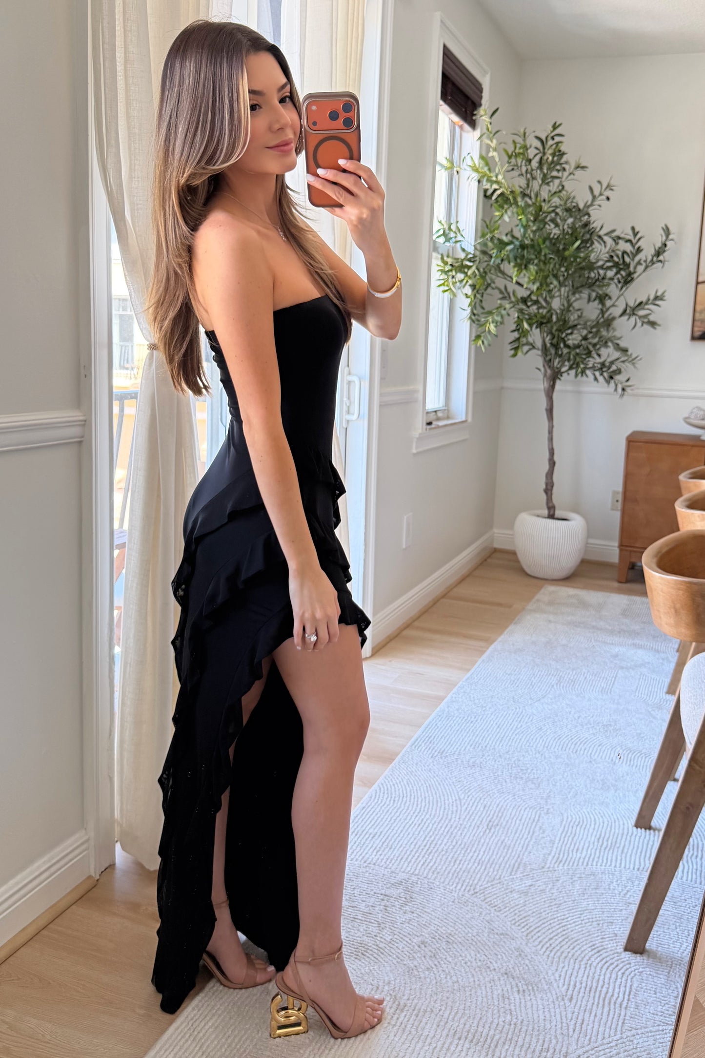 Bruna Strapless dress