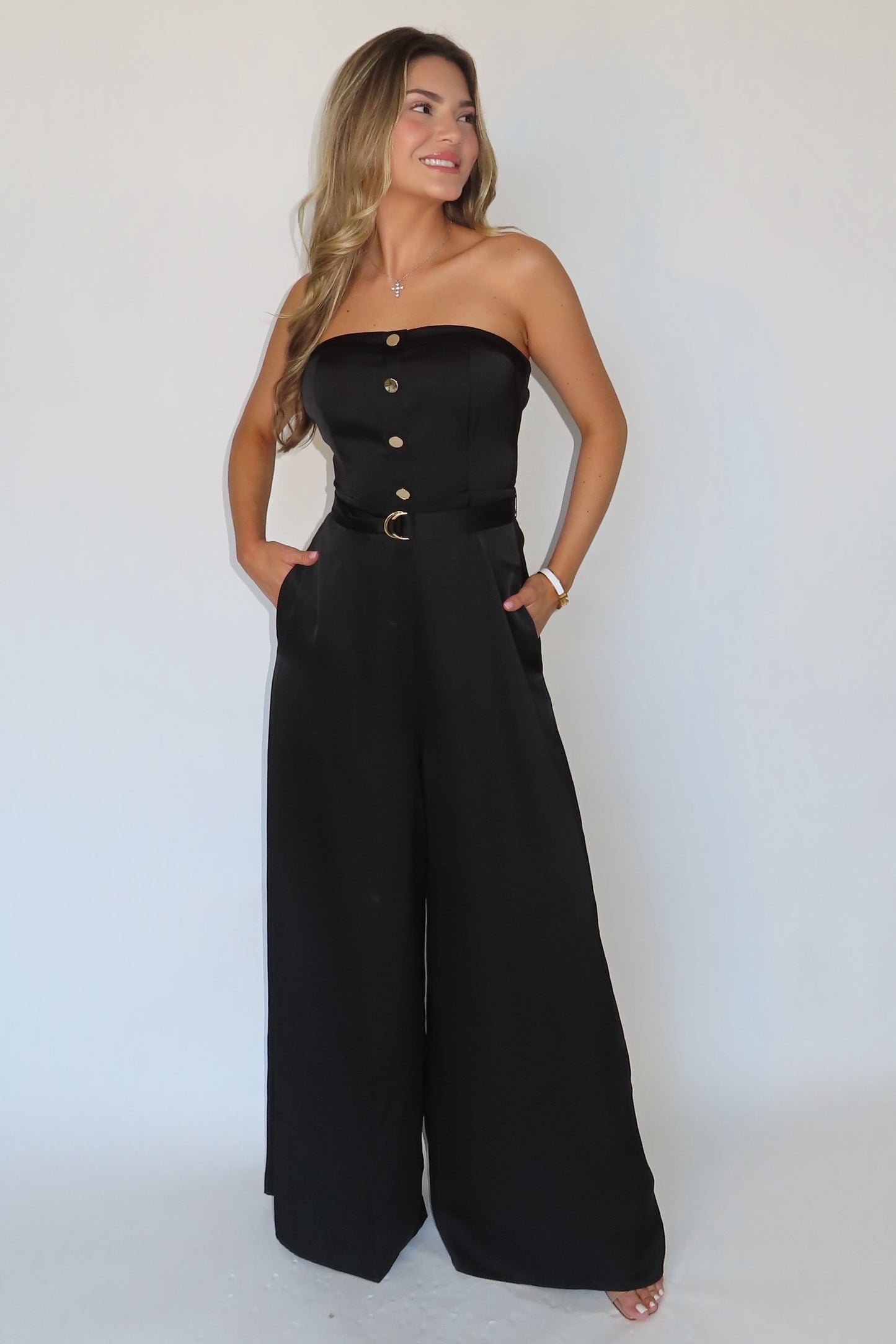 Naomi Satin jumpsuit