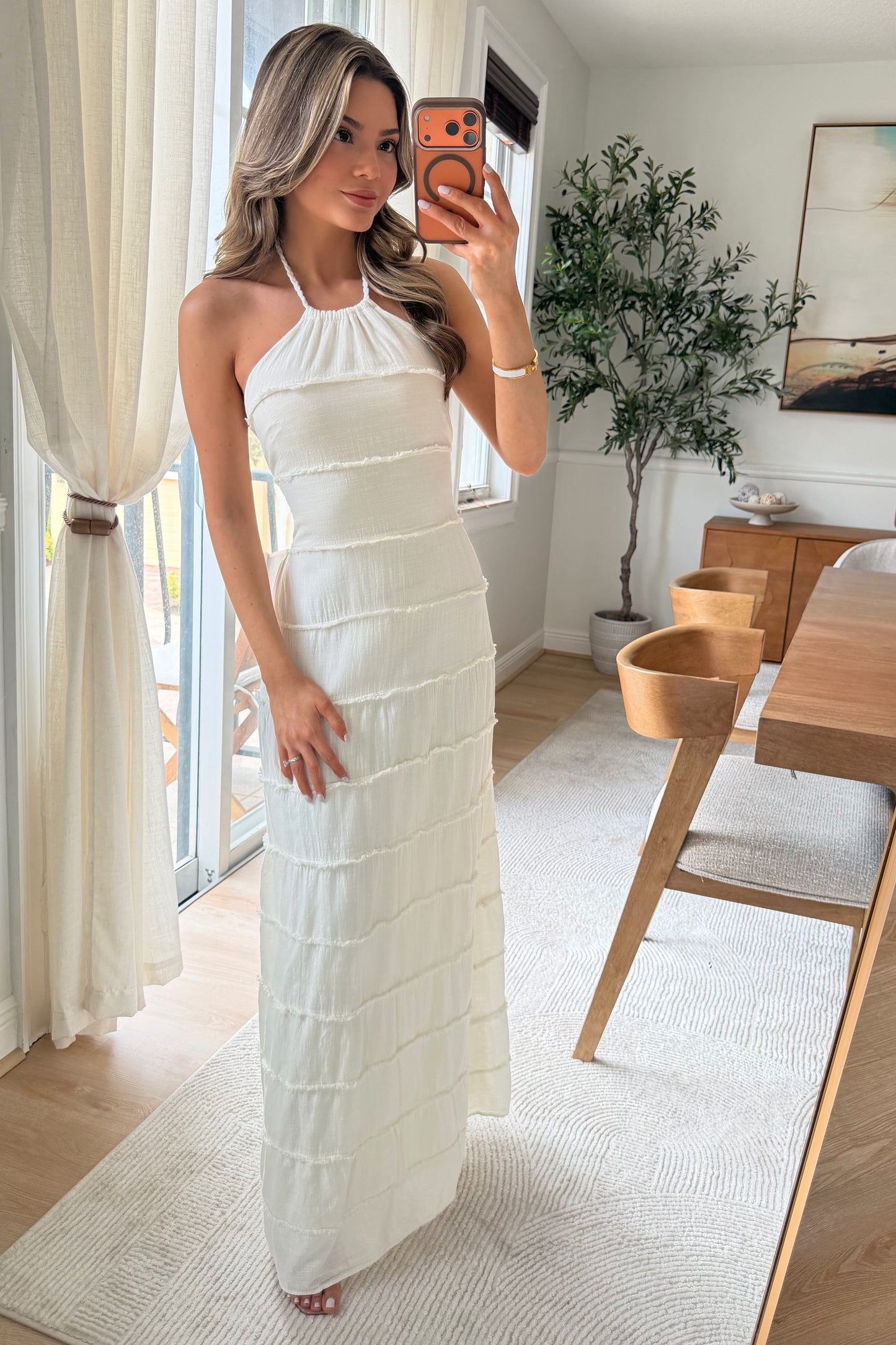 Isa Frayed maxi