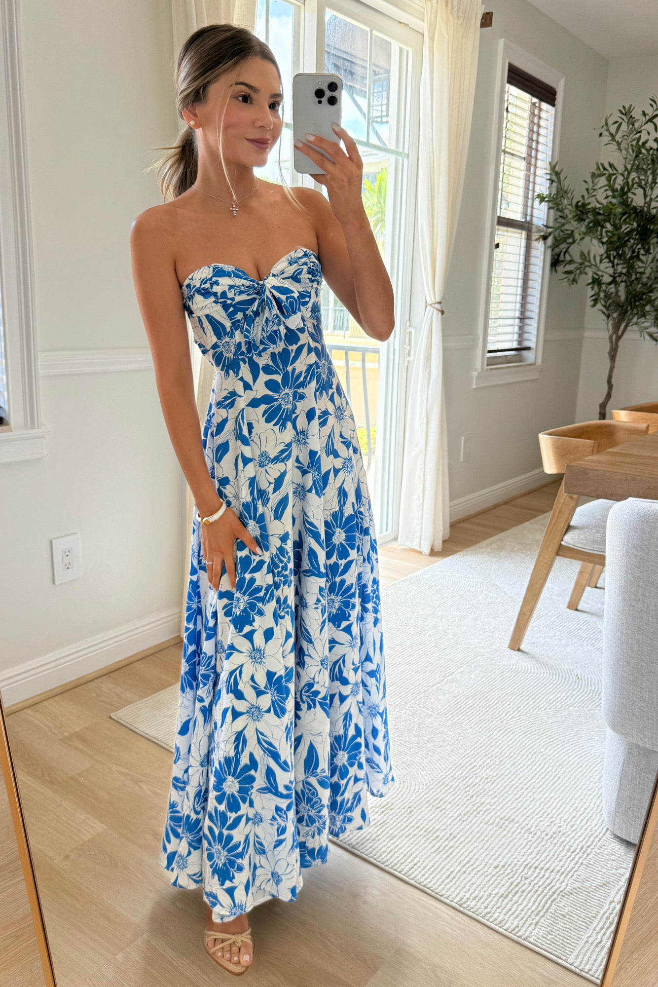 Georgina Floral Midi dress -Restock