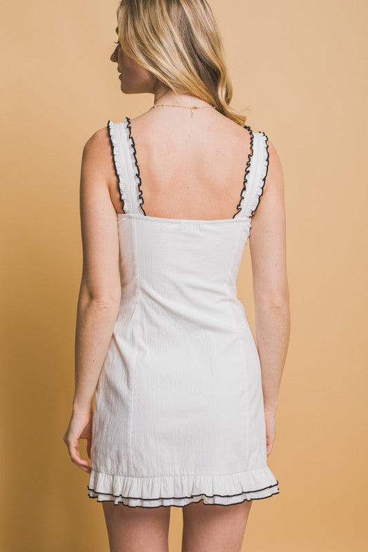 Kara Contrast Trim dress