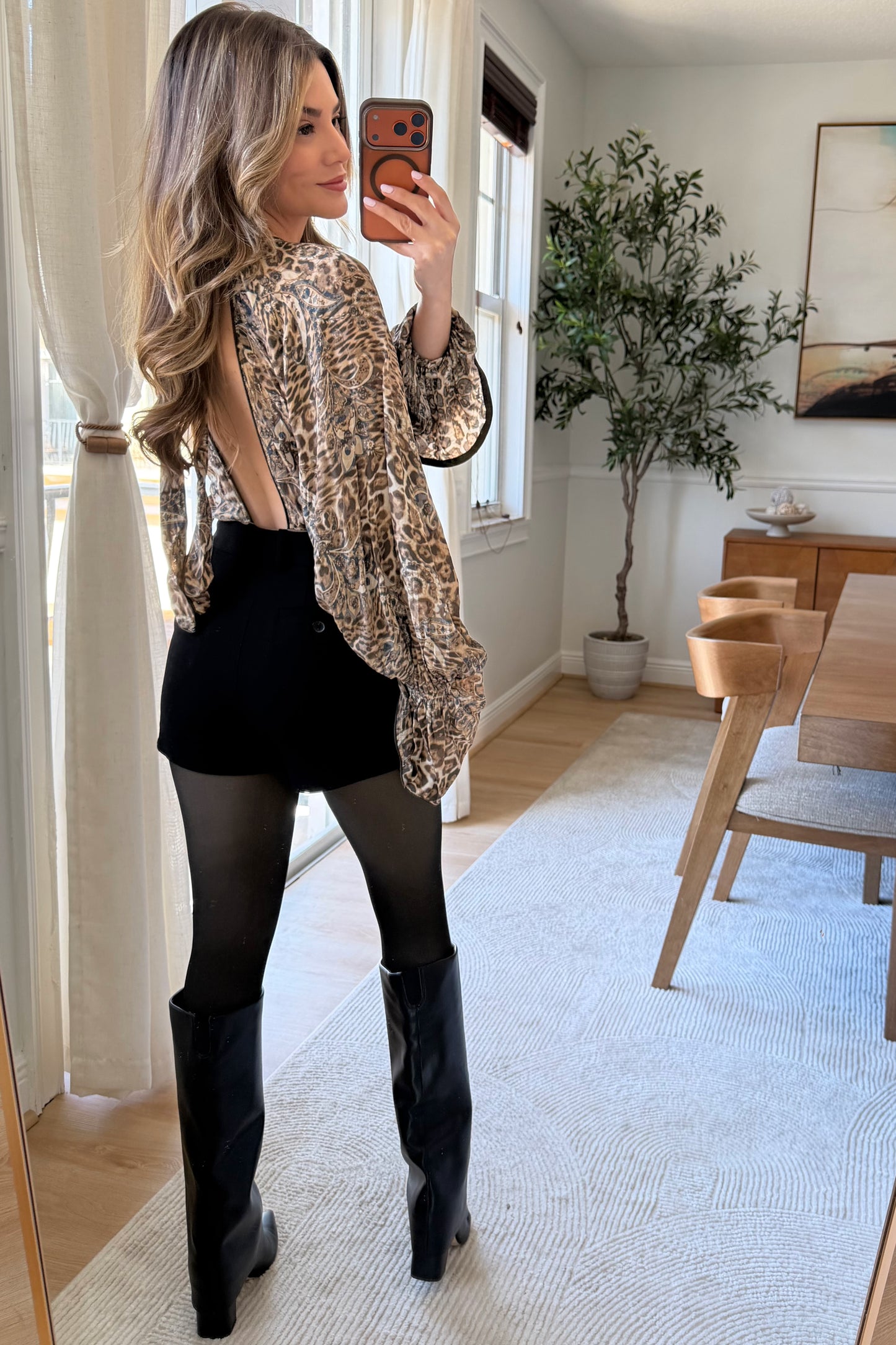 Lisa Leopard bodysuit