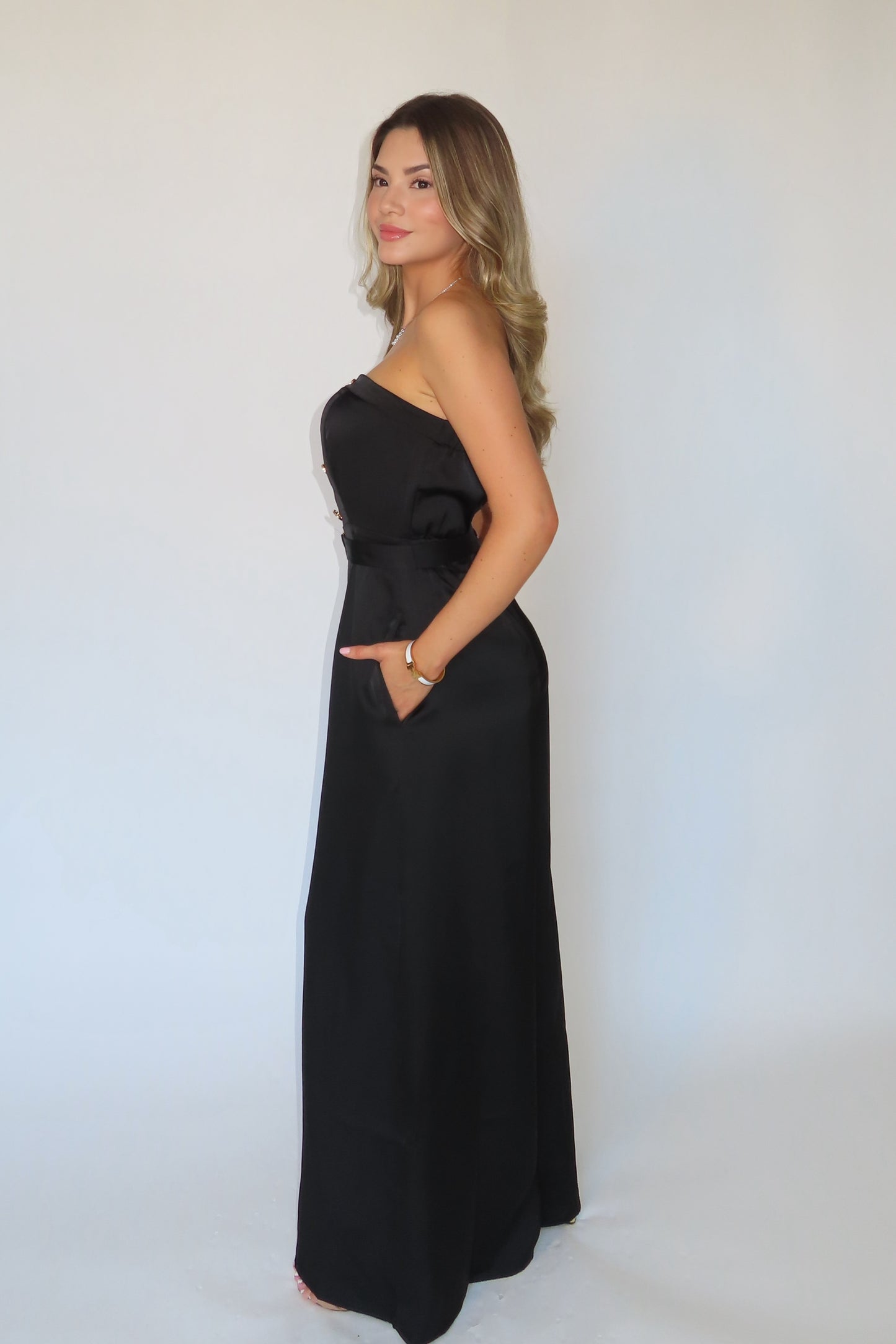 Naomi Satin jumpsuit