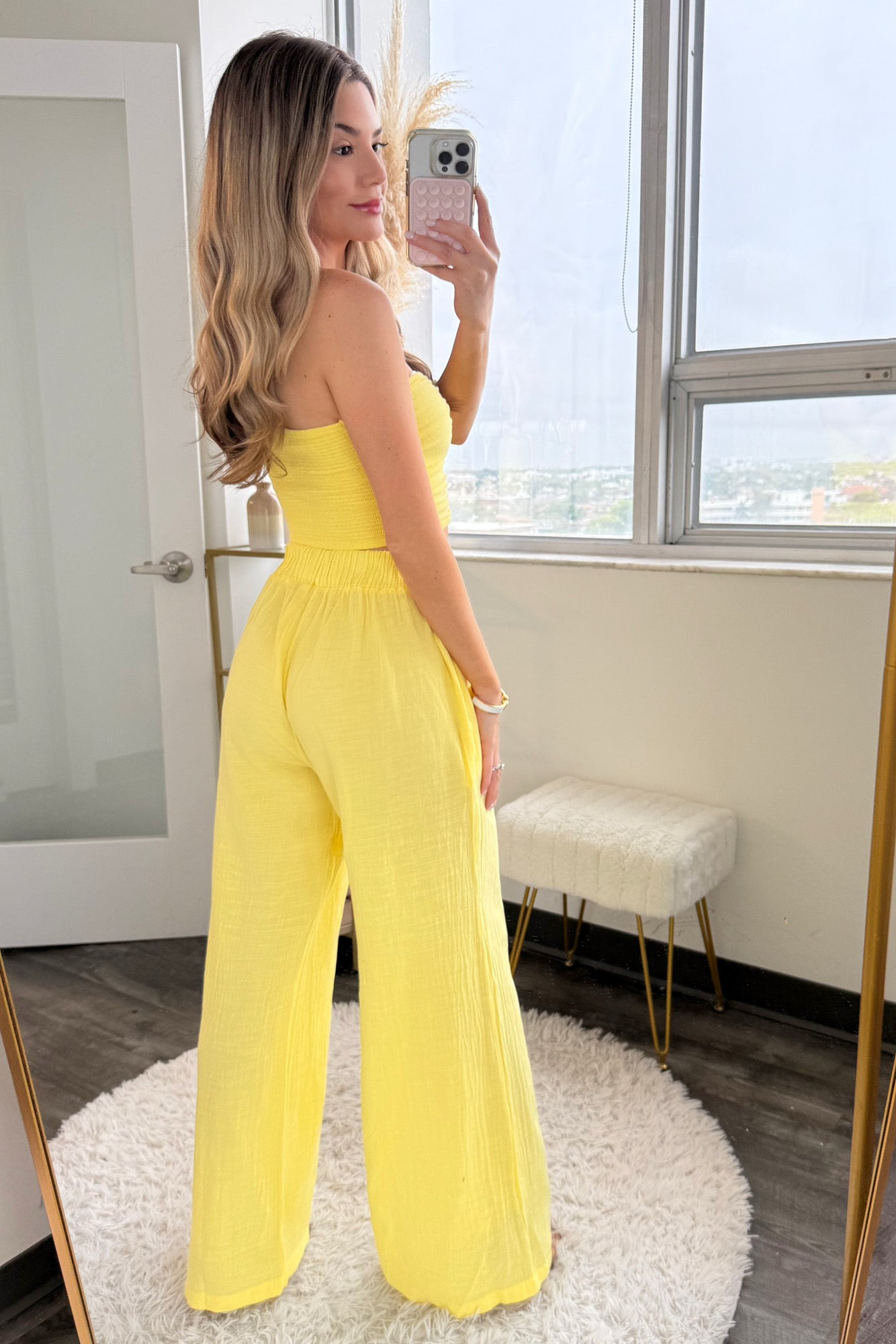 Bimini Pant set - Lemon
