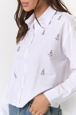 Jackie Embellished Button down