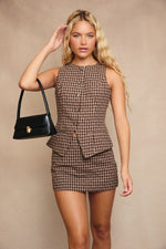 Rory Plaid Skirt set
