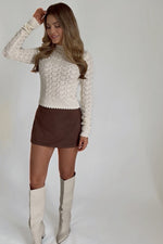 Ashtin Suede skort