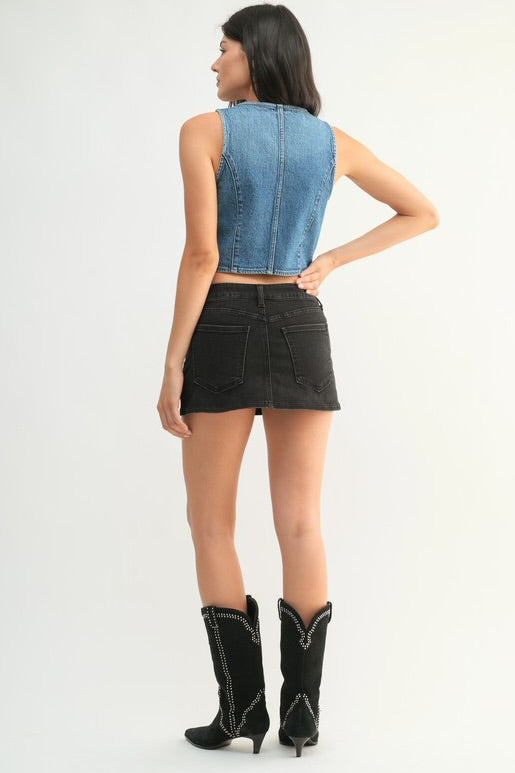 Amanda Denim skort