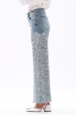 Gigi Rose lace jeans - Restock