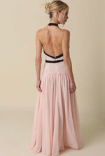 Evelyn Contrast Ribben dress