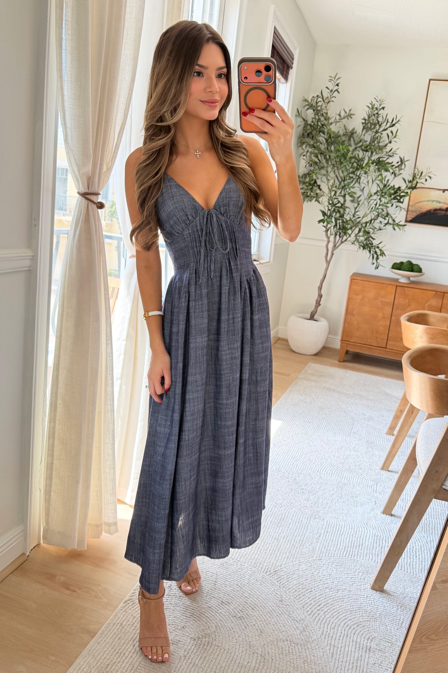 Juliette Denim midi