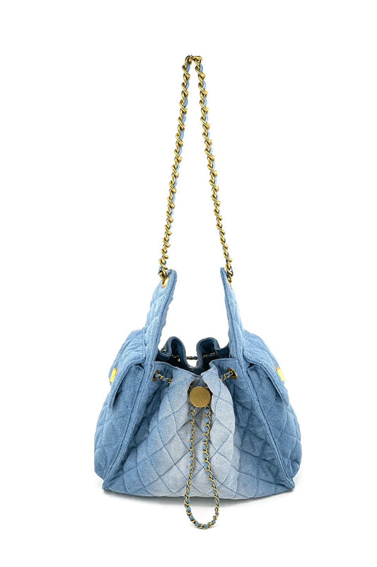 Denim Quilted Purse ( Limited stock )