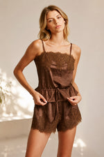 Taylor Satin Short set