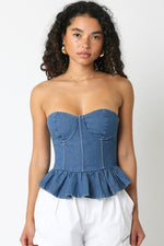 Amelia Denim top