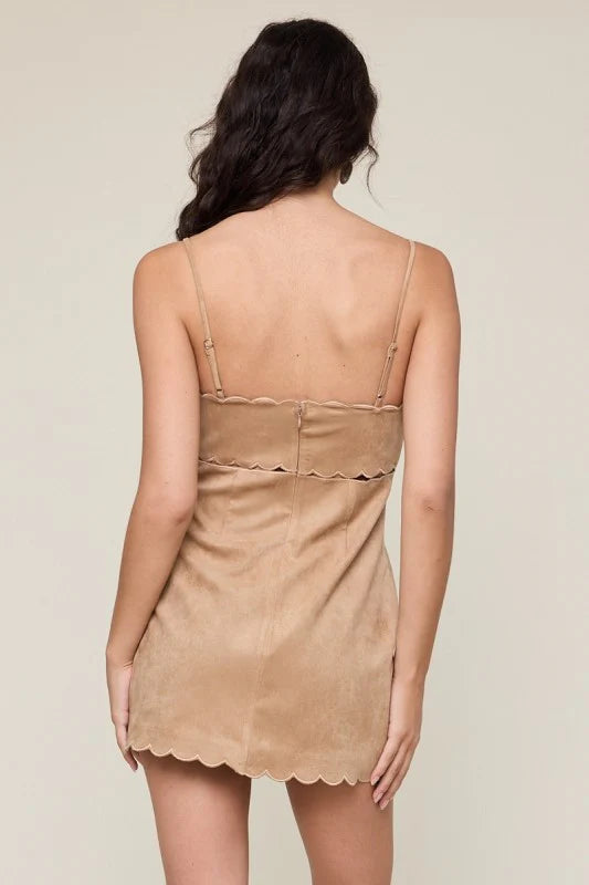 Kenzie Suede dress - Restock