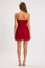Charlotte Lace Dress with shorts