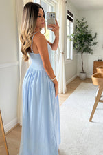 Taylor Corset Maxi dress - Blue