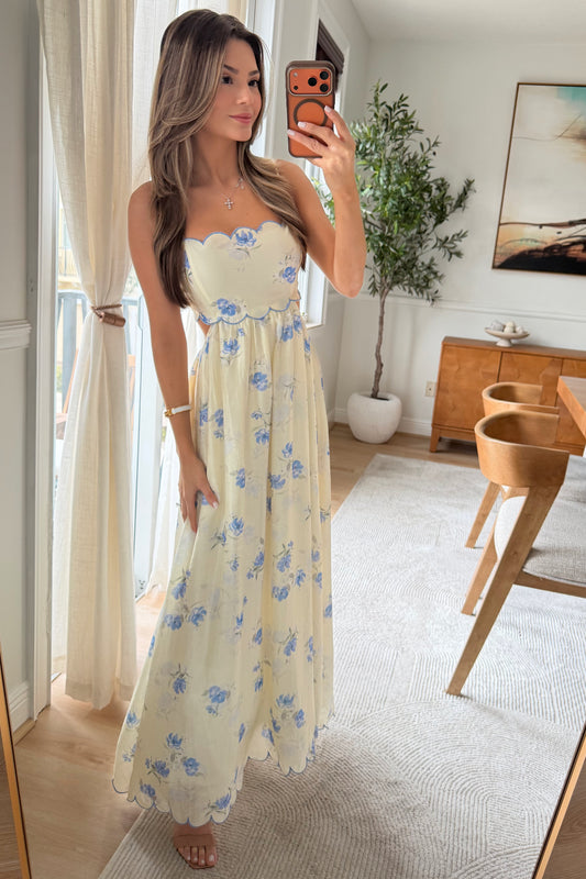 French Rivera maxi dress