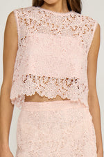 Celine Lace top with Matching cami