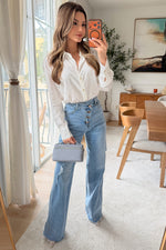 Melissa Linen Button down