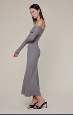 Lydia Off-Shoulder Knit dress