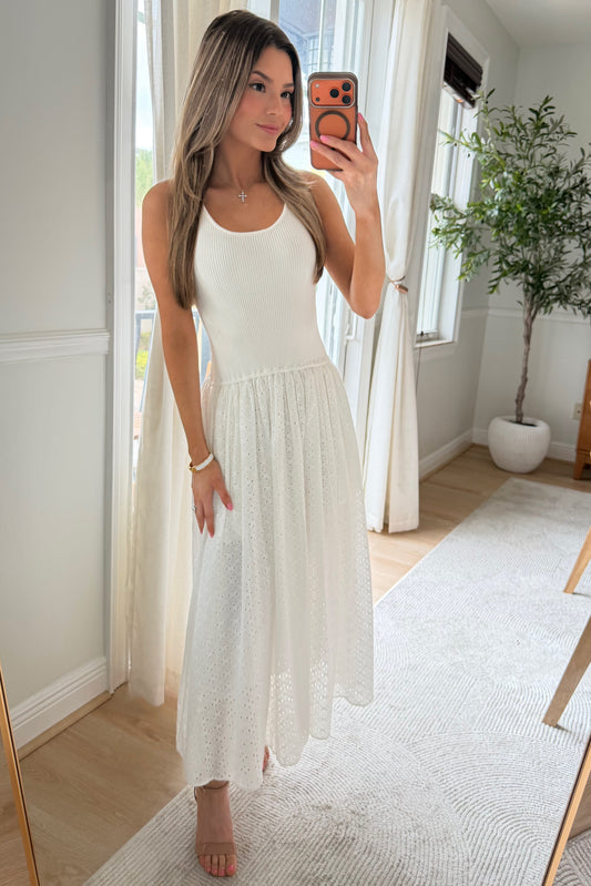 Beatrice Eyelet Midi