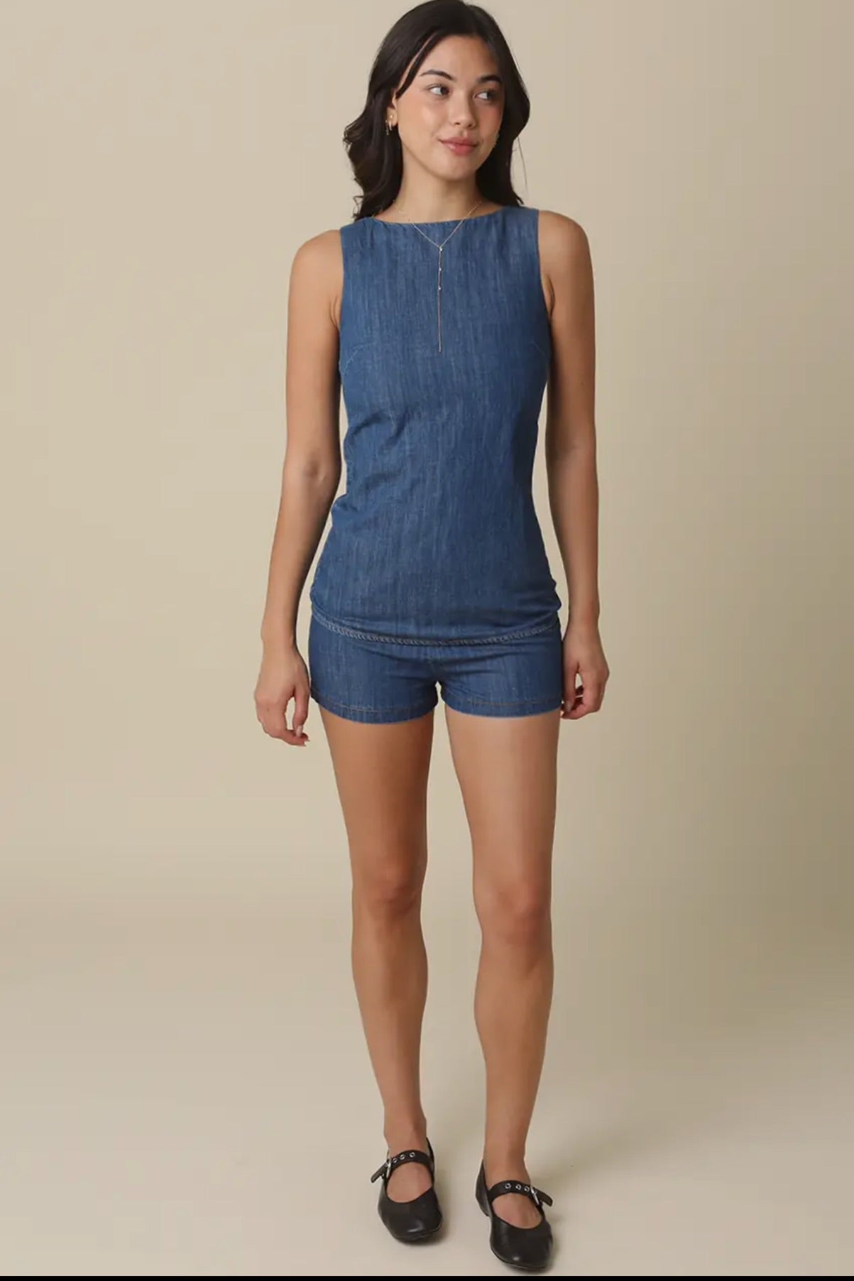 Bailey Denim Short set