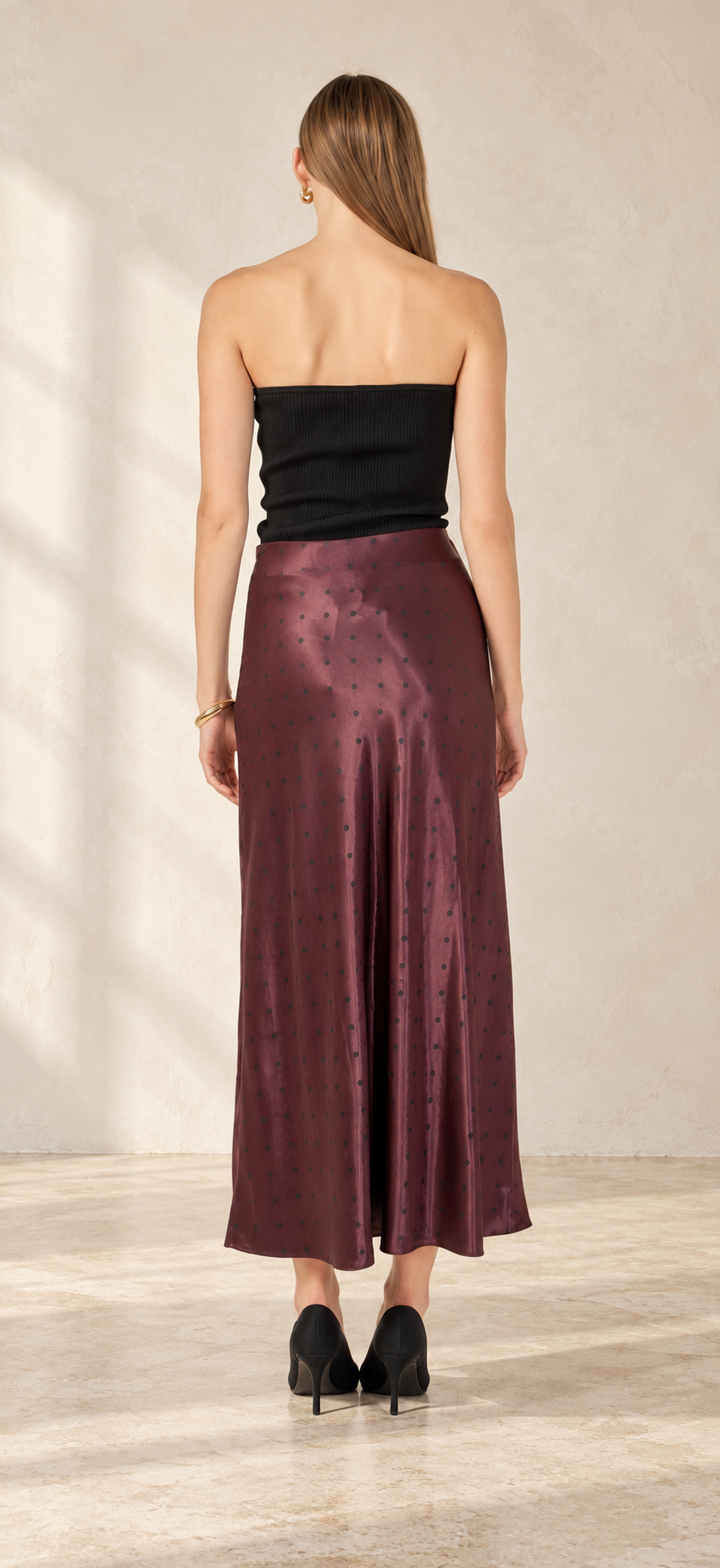 Ava Satin skirt
