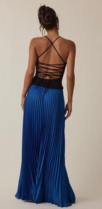 Madeline Pleated maxi