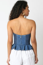 Amelia Denim top