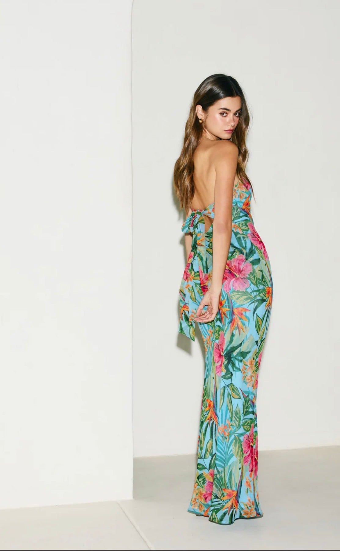 Azzurra Strapless dress