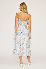 Colette Tiered Floral dress