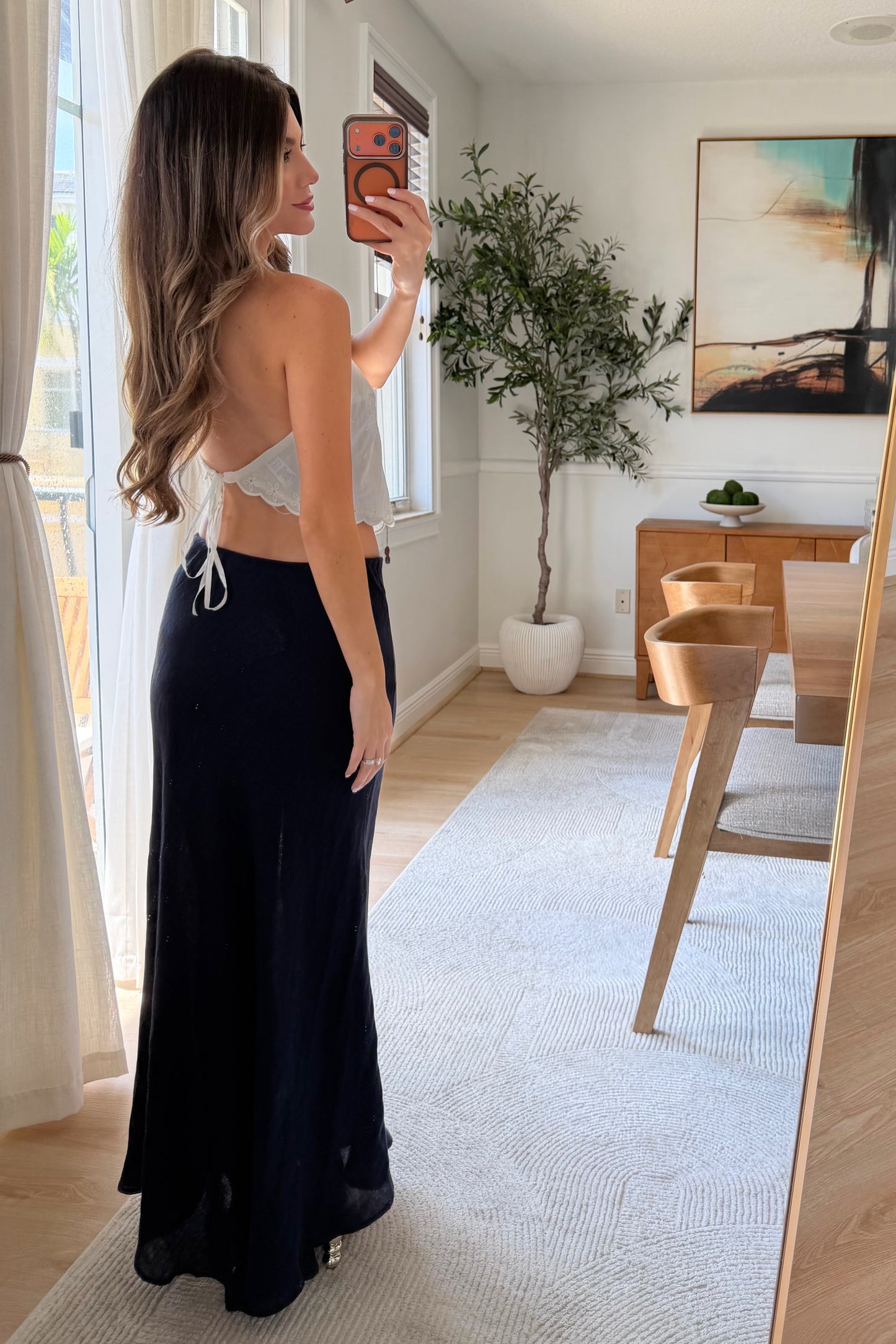 Brittany Linen skirt