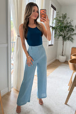 Kristen Built in Bra tank - Teal