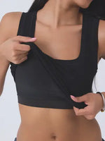 Klassy Rib Tank with bra