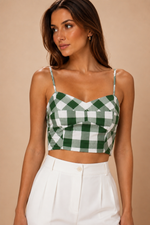Capri Gingham top