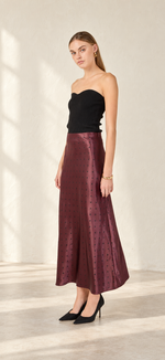 Ava Satin skirt