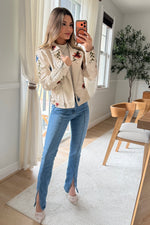 Naomi Floral Embroidered jacket
