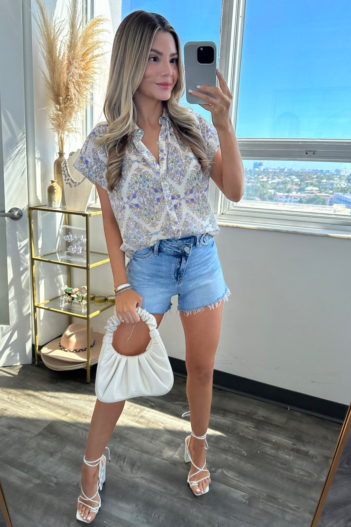 Michelle Button down