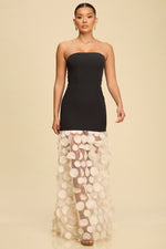 Daniella Strapless gown