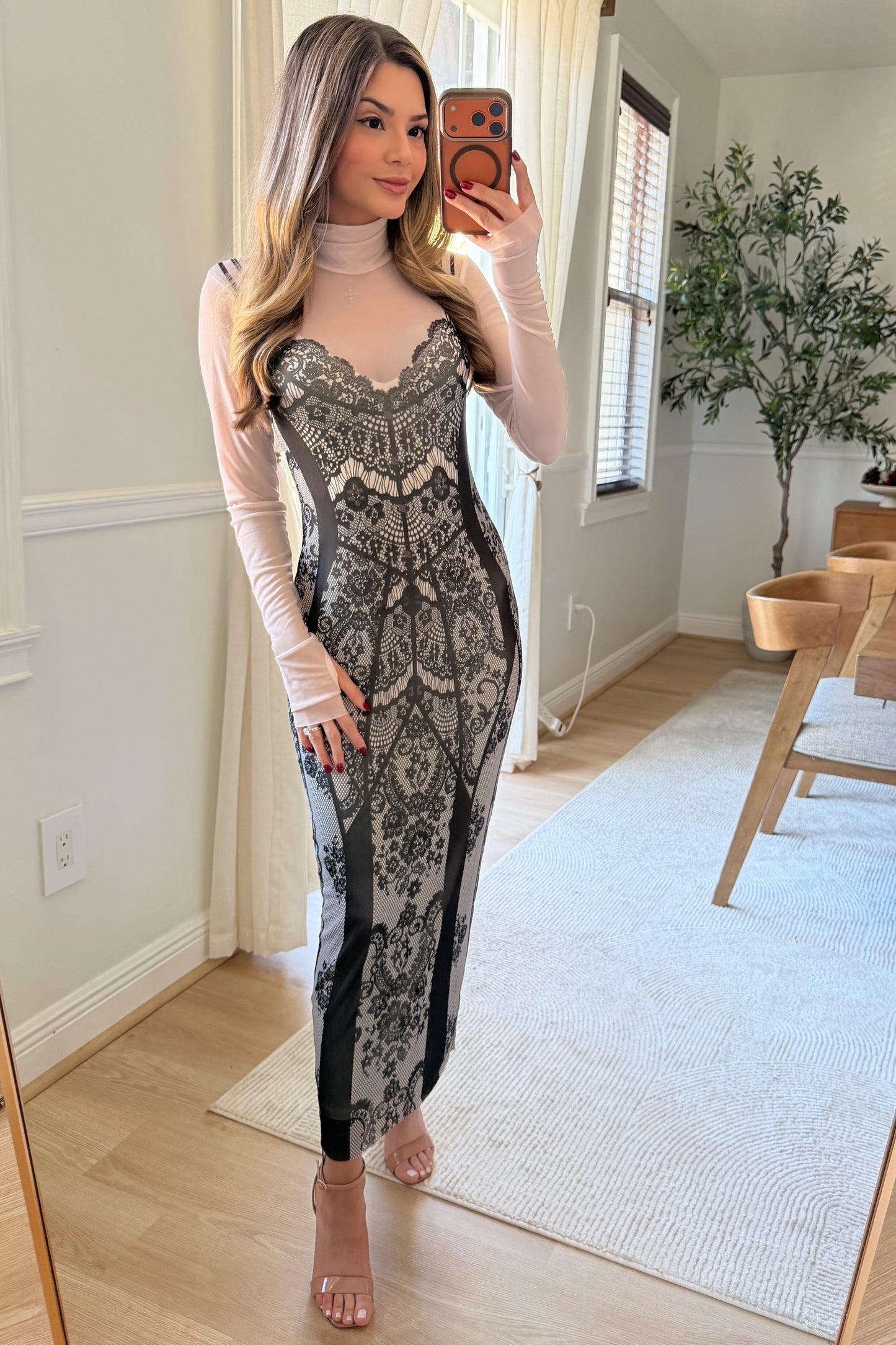 Beatrice Mesh dress