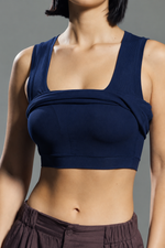 The Square Neck tank with bra