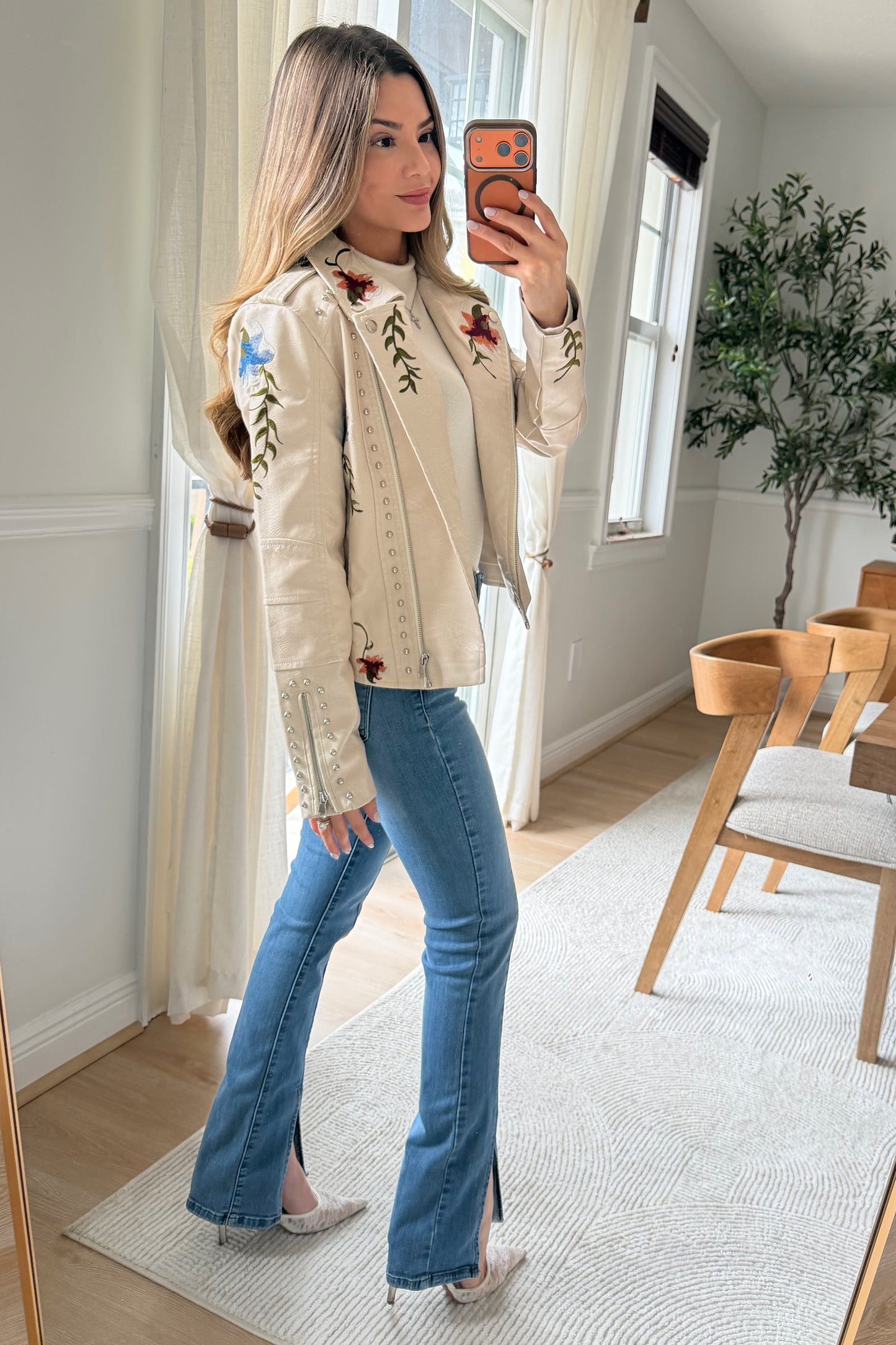 Naomi Floral Embroidered jacket